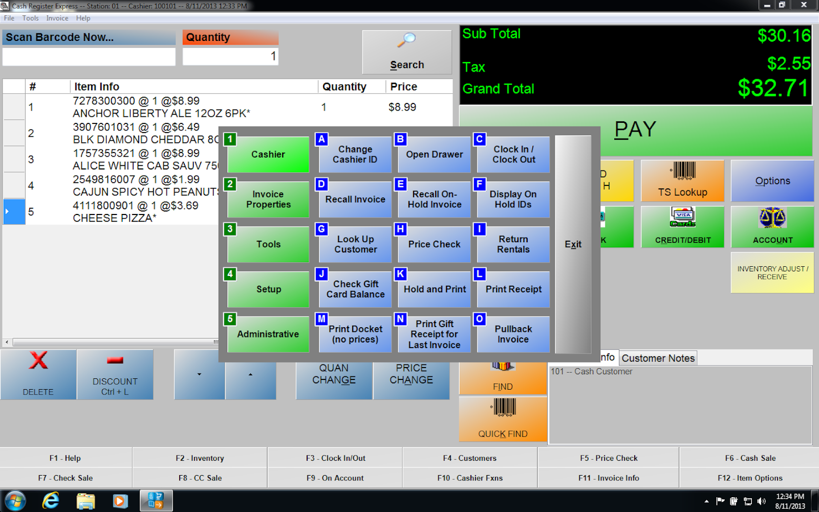 Softwareadvice screenshot of Cash Register Express