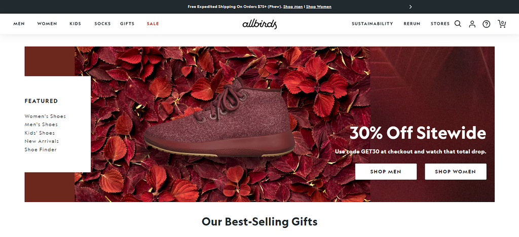 Biggest Shopify Retailers: Allbirds