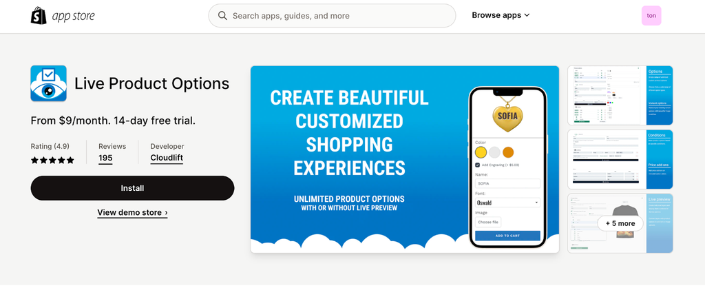 Apps by Cloudlift on the Shopify App Store