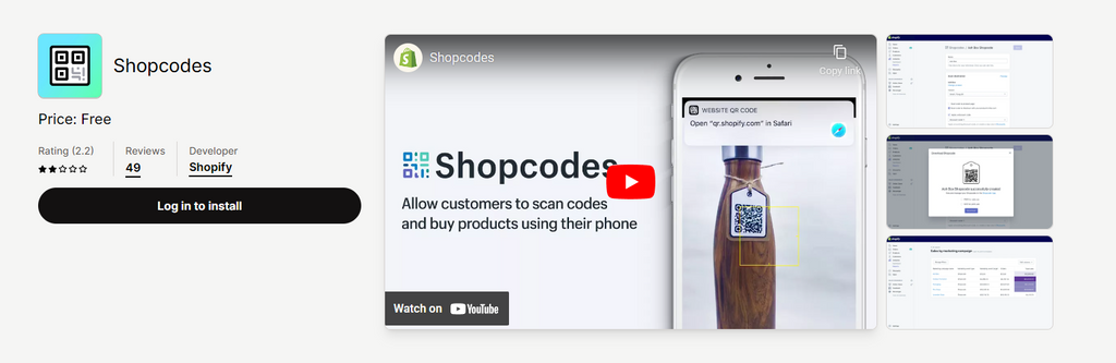 Shopify Shopcodes Review