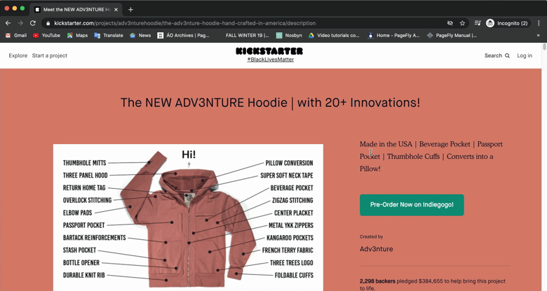zipper hoodie product