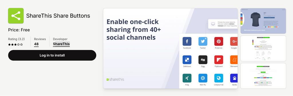 ShareThis Share Buttons By ShareThis