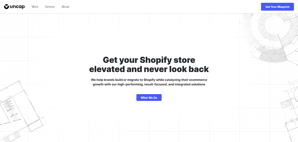 Shopify store development company: Uncap Commerce