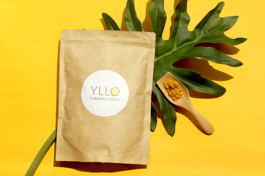 YLLO turmeric scrub.