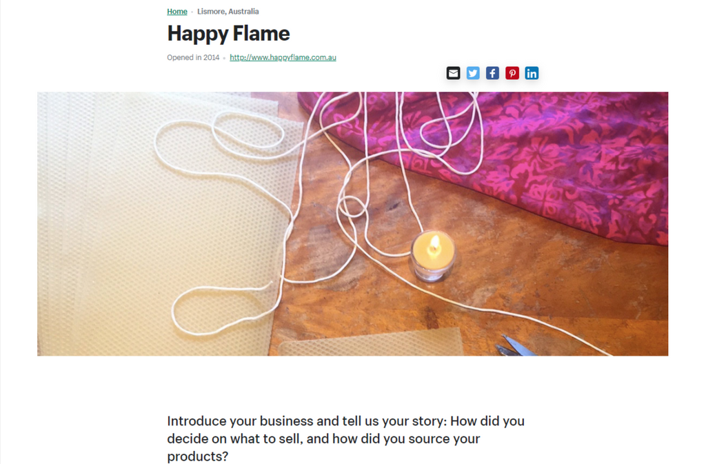 Happy Flames Shopify store owners talk about their business