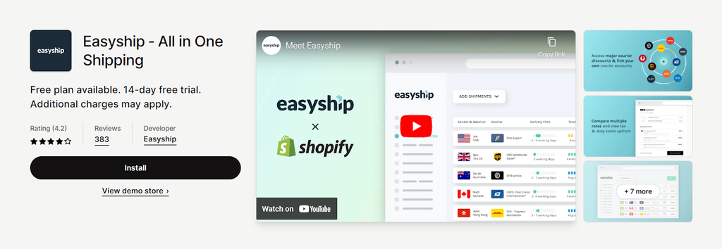 Easy-Ship: Tailored Shipping Solutions According To Product Specs