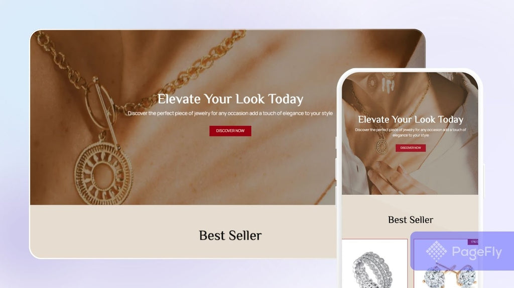 jewelry landing page