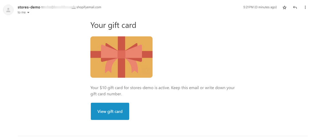 Creating gift cards for customers: image 7