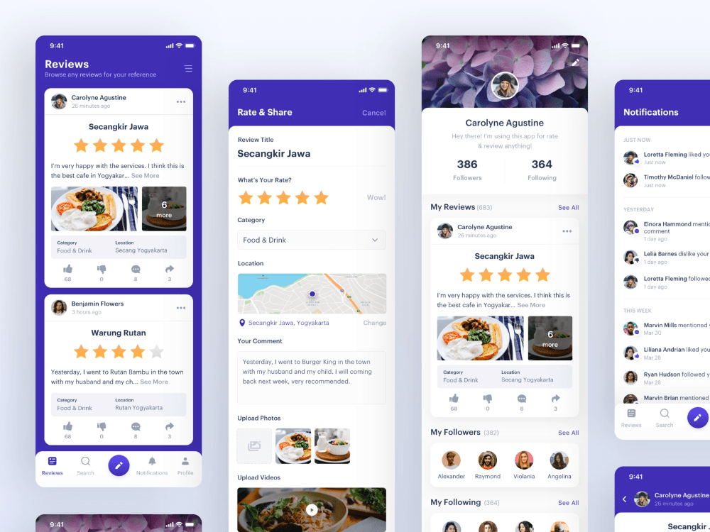 mobile layout product design