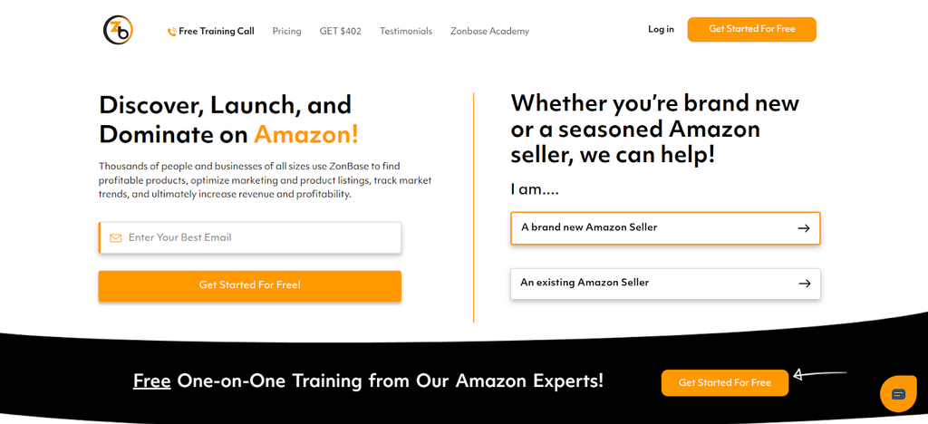 Amazon Product Research Tool : ZonBase