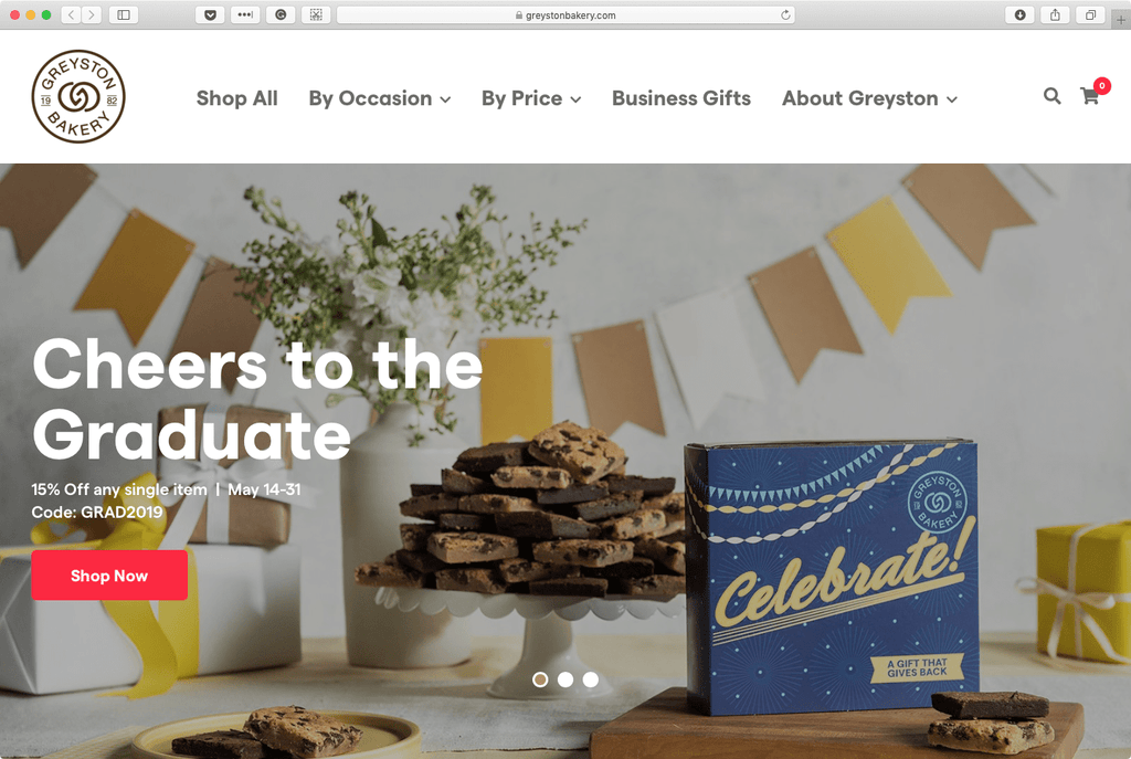 Best Shopify stores: Greystone Bakery