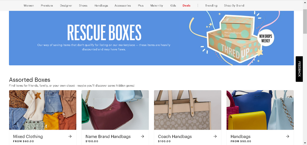 thredUP - rescue boxes