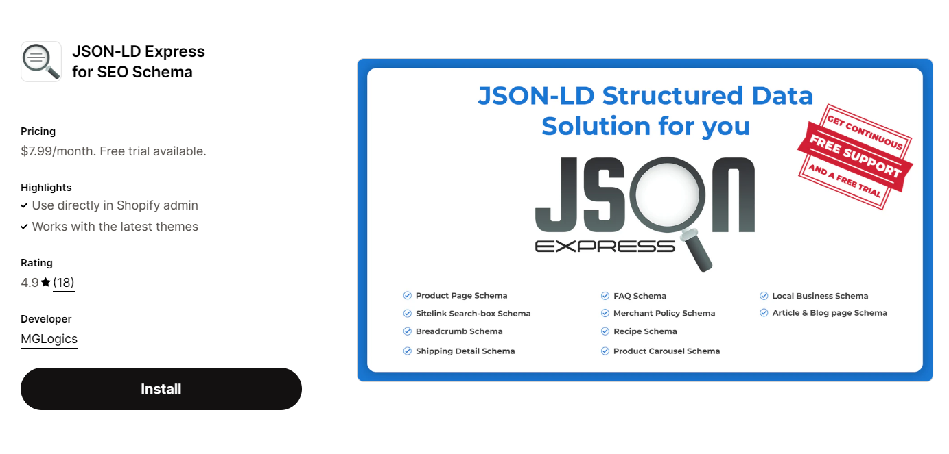 JSON-LD Express for SEO Schema