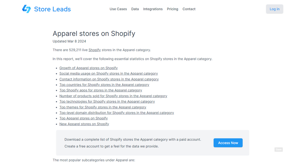 Apparel stores on Shopify