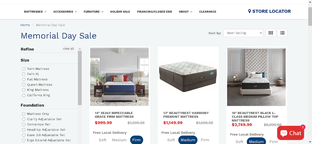 memorial day sales American Mattress