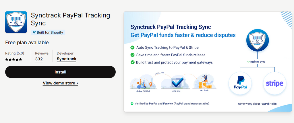 Synctrack Paypal 追跡同期