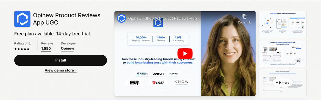 Opinew Product Reviews