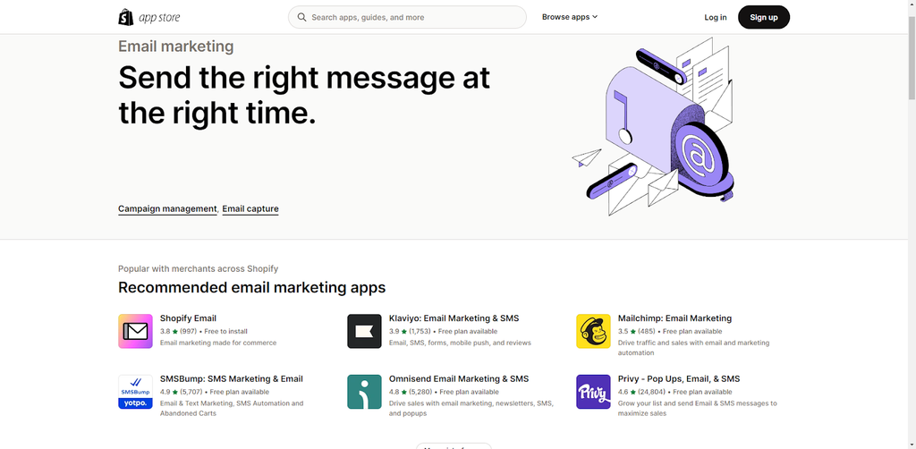 email marketing app shopify