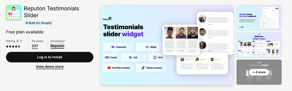 Reputon Testimonials Slider By Reputon