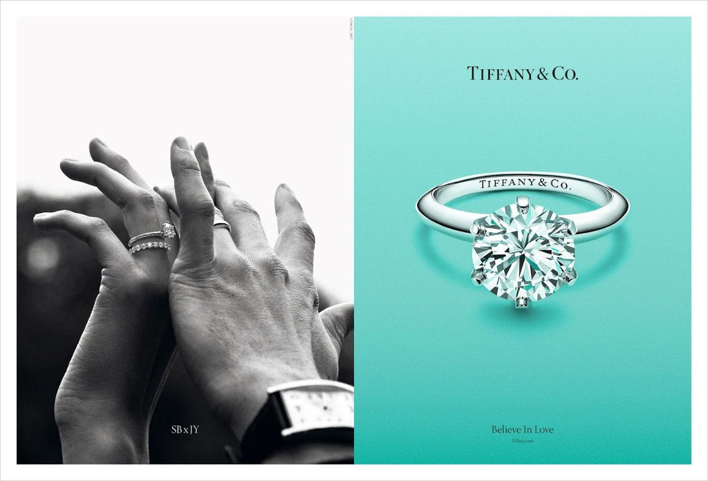 Tiffany & Co.'s Valentine's day ads banner