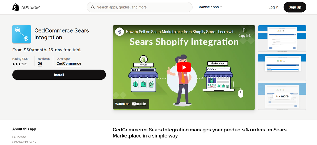 CedCommerce Sears Integration