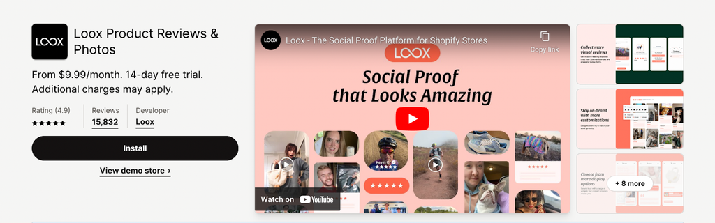 Loox review app