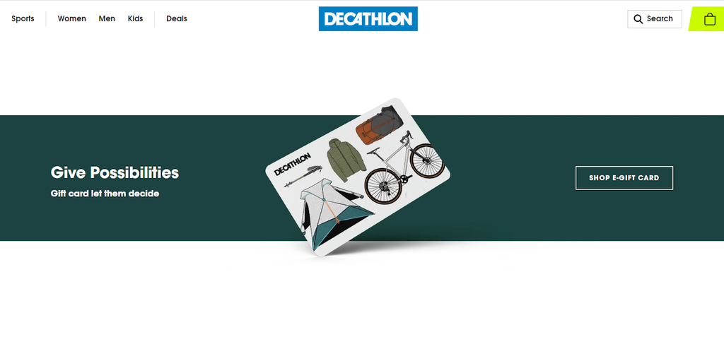 Decathlon e gift card