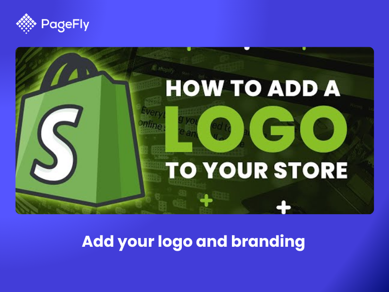 Add your logo and branding