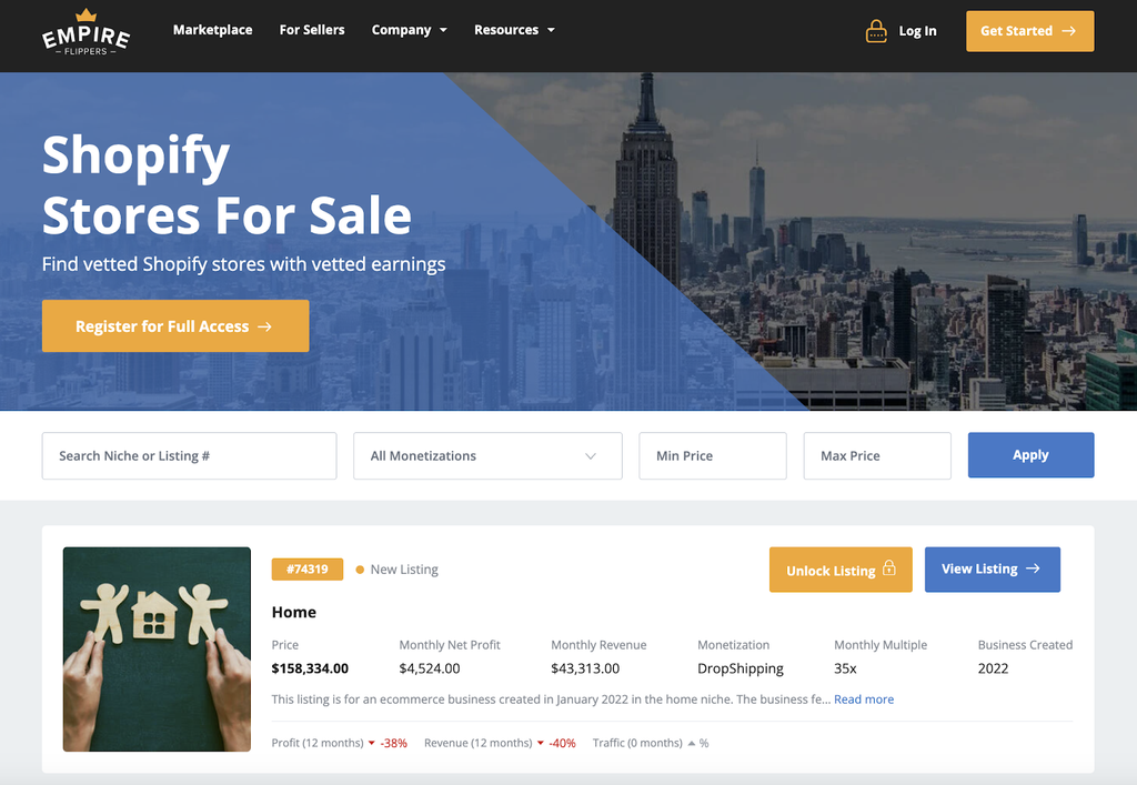 Buying Existing Shopify Store Top Providers
