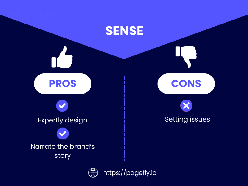 Pros & Cons of Shopify Sense Theme
