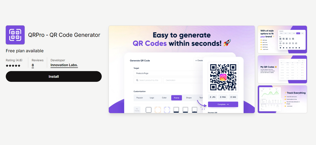 QRPro - QR Code Generator