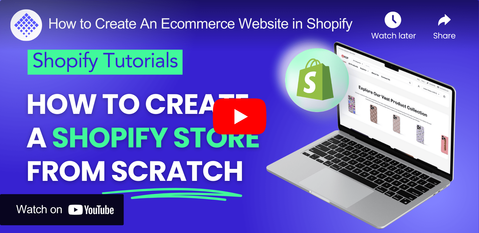 How to Create An Ecommerce Website in Shopify