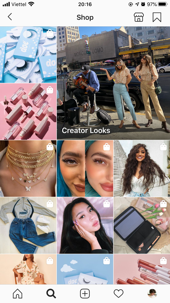 Instagram Shop Search and Explore
