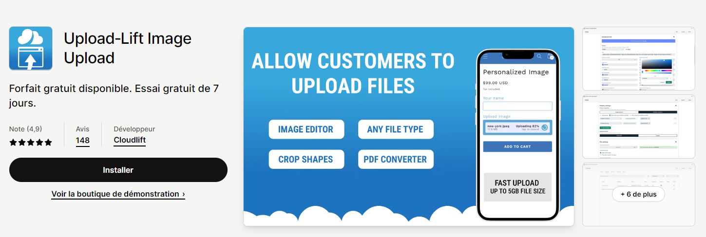 Integrate with Upload‑Lift Image Upload