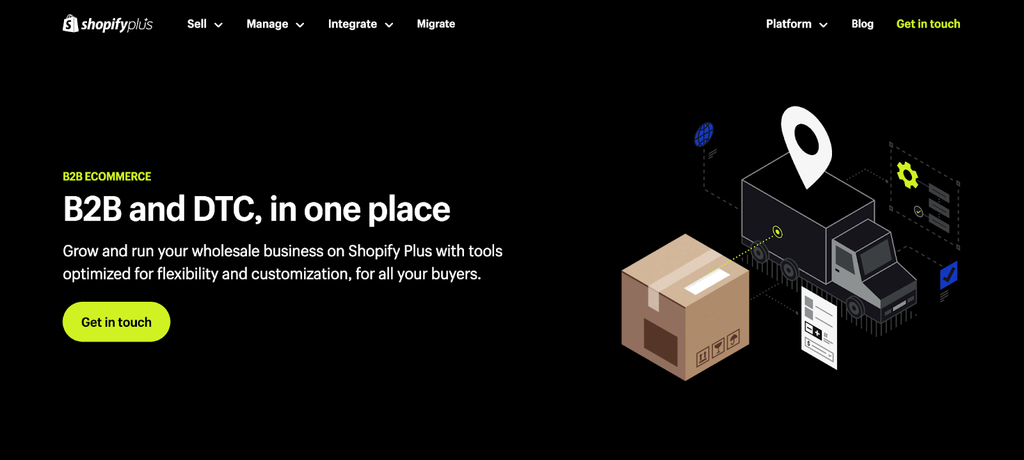 shopify plus page