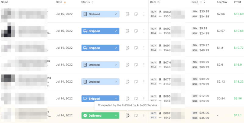 Order/Tracking Automation