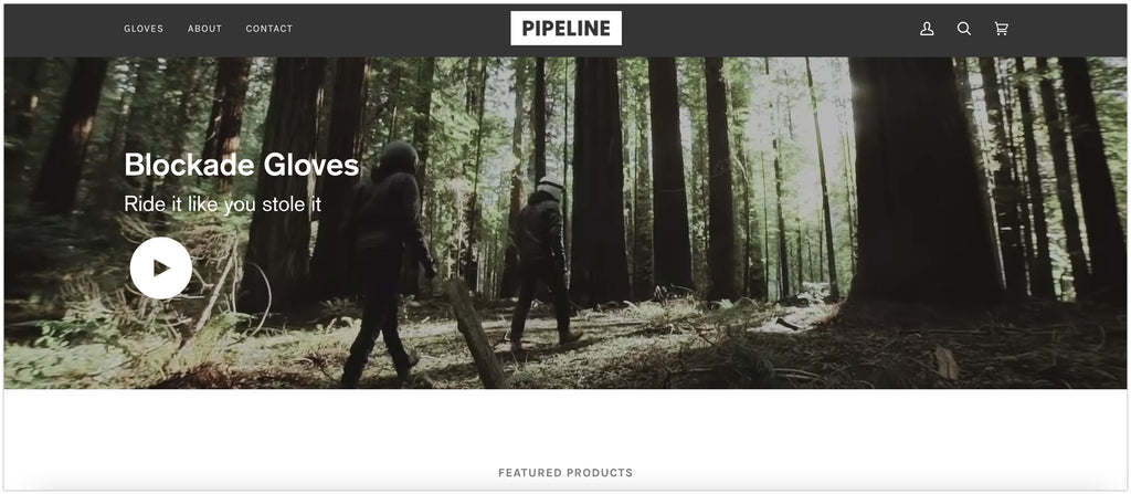 Pipeline theme dark style