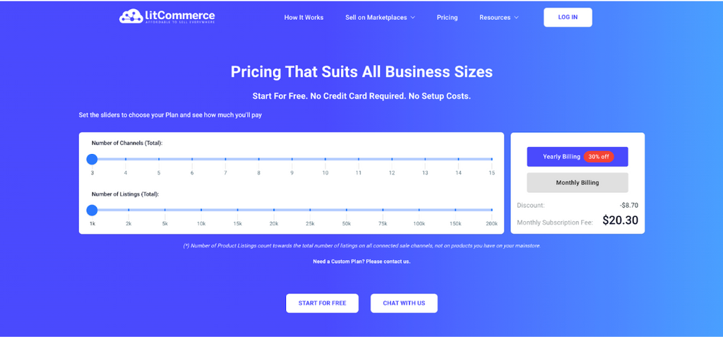 Litcommerce pricing