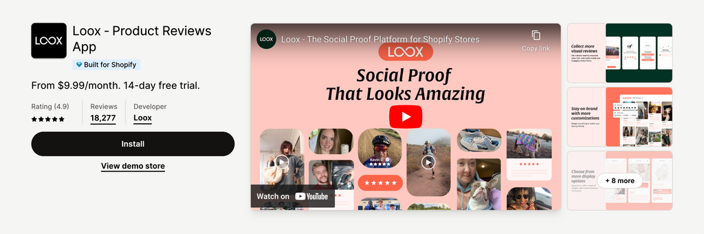 Loox ‑ Product Reviews App