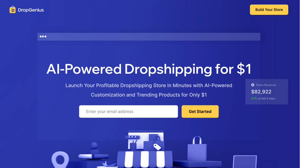 DropGenius: Spocket’s AI store builder