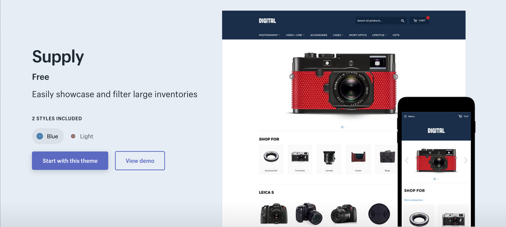 shopify supply theme