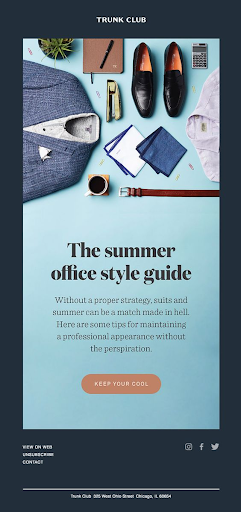 Trunk Club email marketing