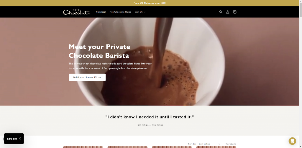 hotel chocolate homepage