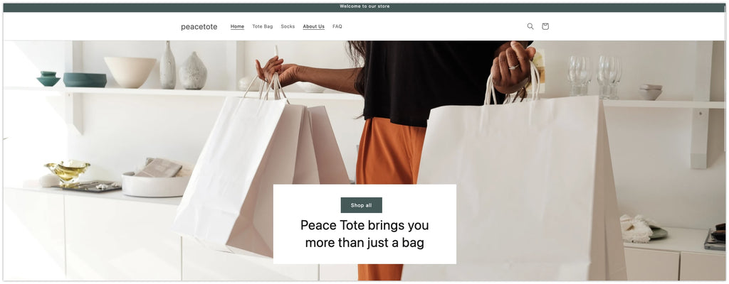Add hero banners with clear CTAs in Shopify Dawn Theme