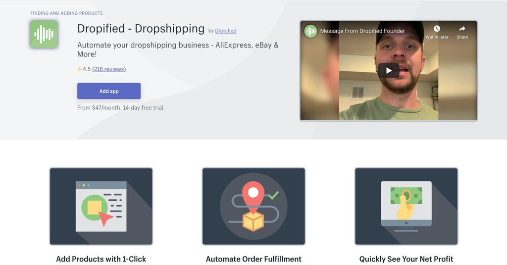 Dropified - The Ultimate Shopify App For Dropshipping