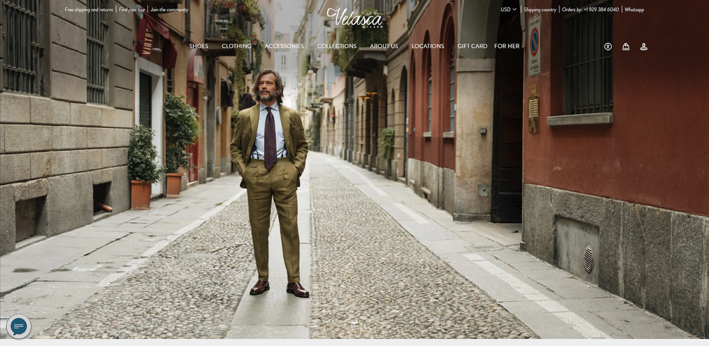 Formal: Velasca Milano homepage