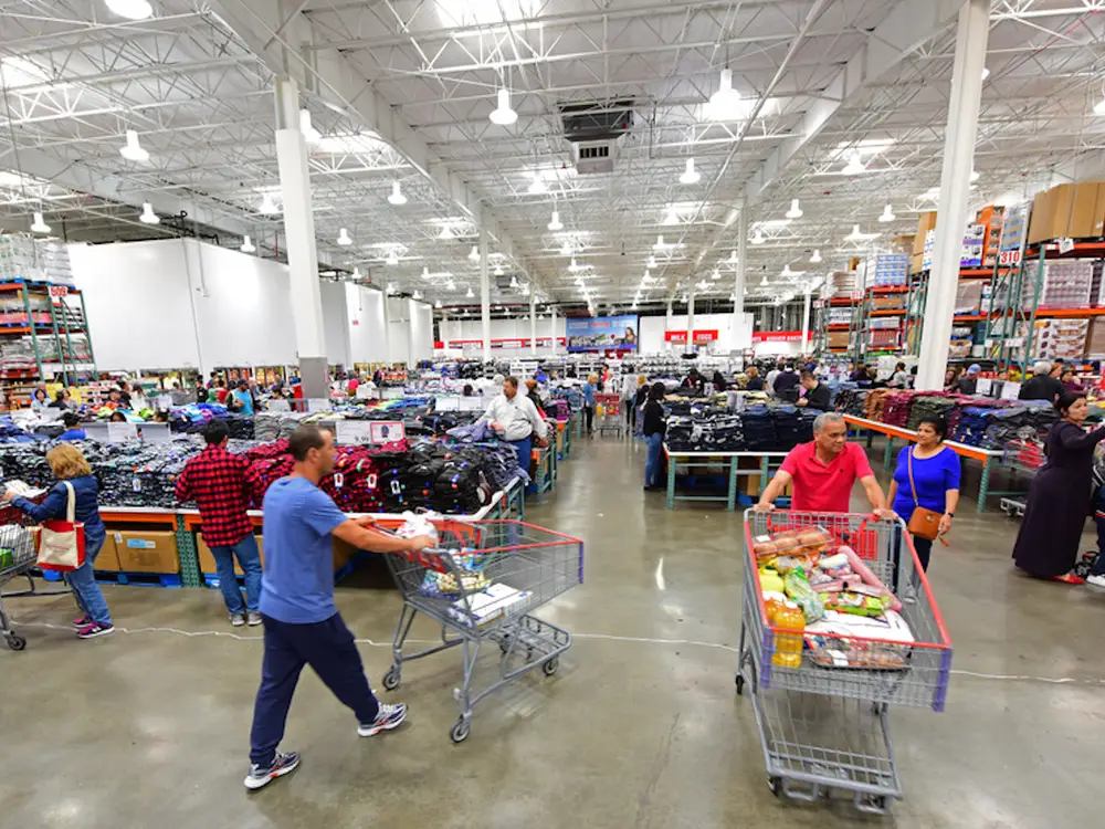 inside supermarket