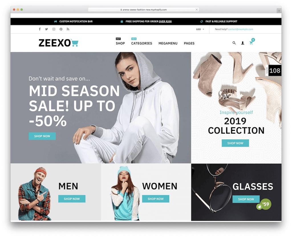 Lux Look - Accessories Elegant Shopify Theme