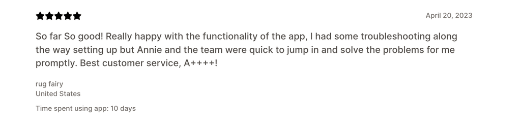 app review