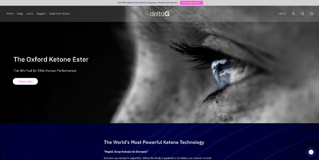 homepage of DeltaG Keltones